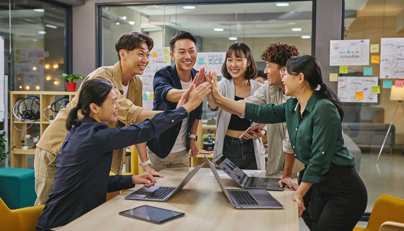 活発なチームディスカッションの様子